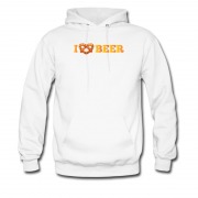 Men's I Love Beer Ribbon Hoodie