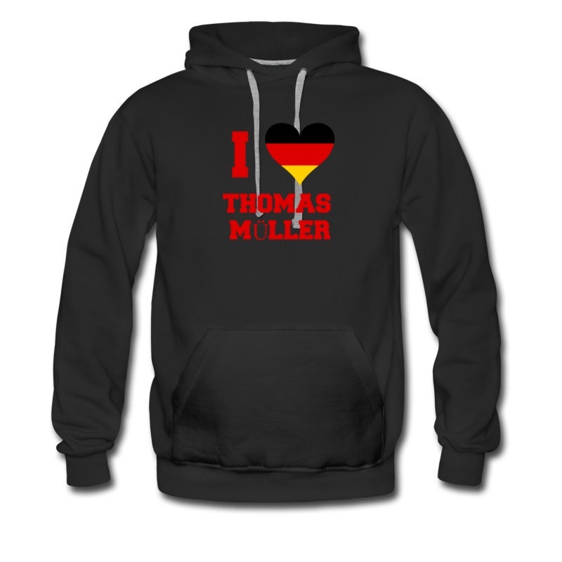 Men's I Love Germany Thomas Muller Hoodie
