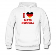 Men's I Love Mats Hummels German Soccer Hoodie