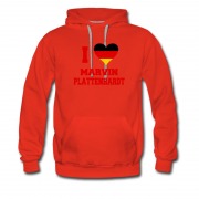 Men's I Love Soccer German Marvin Plattenhardt Hoodie