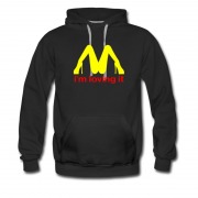 Men's Im Loving It Mcdonald Parody Hoodie