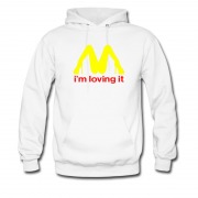 Men's Im Loving It Mcdonald Parody Hoodie