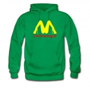 Men's Im Loving It Mcdonald Parody Hoodie