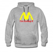 Men's Im Loving It Mcdonald Parody Hoodie