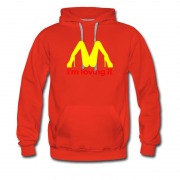 Men's Im Loving It Mcdonald Parody Hoodie
