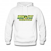 Men's iron fist logo Hoodie
