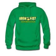 Men's iron fist logo Hoodie