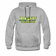 Men's iron fist logo Hoodie