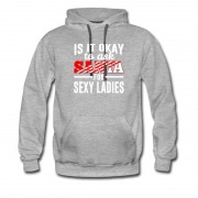 Men's Is It Okay To Ask Santa For Sexy Ladies Hoodie