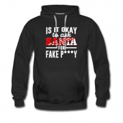Men's Its Okay To Ask Santa For Fake Pussy Hoodie