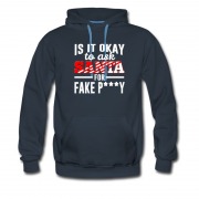 Men's Its Okay To Ask Santa For Fake Pussy Hoodie
