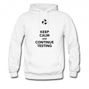 Men's Keep Calm And Continue Testing Hoodie