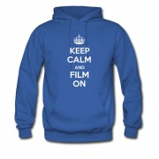 Men's Keep Calm And Film On Hoodie
