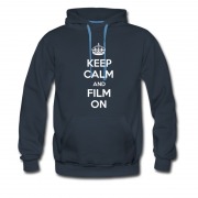 Men's Keep Calm And Film On Hoodie
