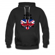Men's Keep Calm And Go To London Uk Hoodie