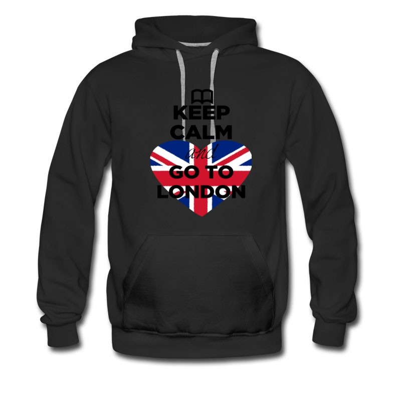 Men's Keep Calm And Go To London Uk Hoodie