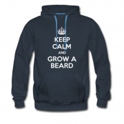 Men's Keep Calm And Grow A Beard Hoodie