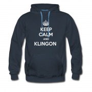 Men's Keep Calm And Klingon Hoodie