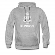 Men's Keep Calm And Klingon Hoodie