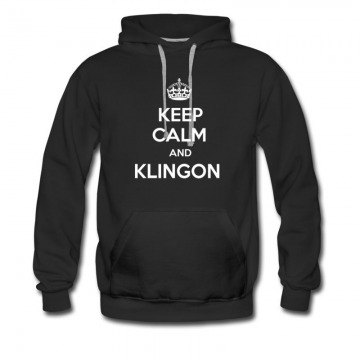 Men's Keep Calm And Klingon Hoodie