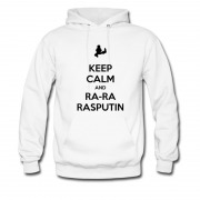 Men's Keep Calm And Kungfu Style Ra-ra Rasputin Hoodie