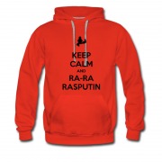 Men's Keep Calm And Kungfu Style Ra-ra Rasputin Hoodie