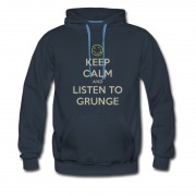 Men's Keep Calm And Listen To Grunge Music Apron Hoodie