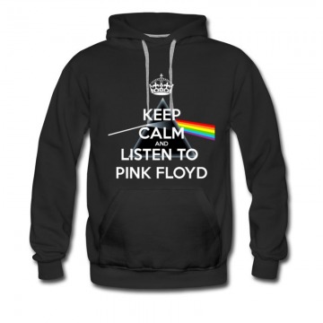 Men's KEEP CALM AND LITSEN PINK FLOYD Hoodie