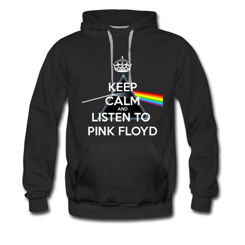Men's KEEP CALM AND LITSEN PINK FLOYD Hoodie