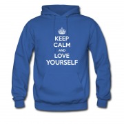 Men's Keep Calm And Love Your Self Hoodie