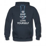 Men's Keep Calm And Love Your Self Hoodie