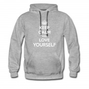 Men's Keep Calm And Love Your Self Hoodie