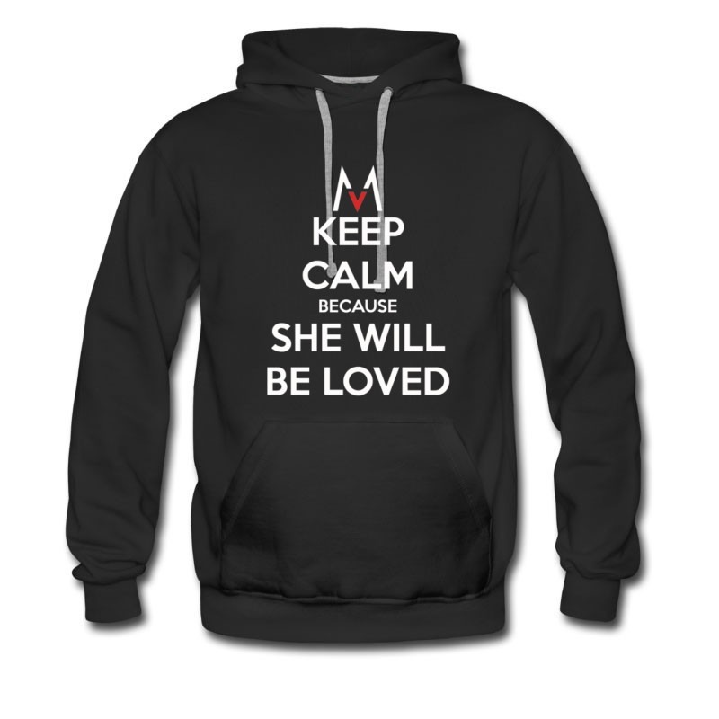 Men's Keep Calm And Maroon Five She Will Be Love Hoodie