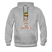 Men's Keep Calm And Merry Chritmas Bell Logo Hoodie