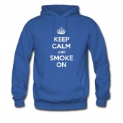 Men's Keep Calm And Smoke On Hoodie