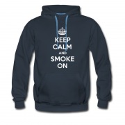 Men's Keep Calm And Smoke On Hoodie