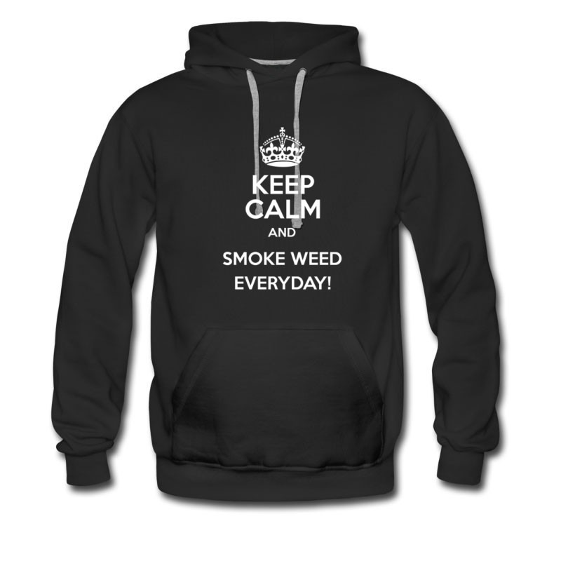 Men's Keep Calm And Smoke Weed Everyday! Hoodie