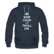 Men's Keep Calm And Troll On Hoodie