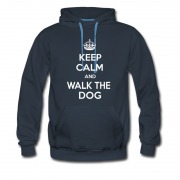 Men's Keep Calm And Walk The Dog Hoodie