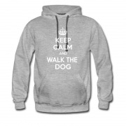 Men's Keep Calm And Walk The Dog Hoodie