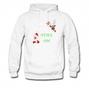 Men's Keep Calm Christmas Still On Hoodie