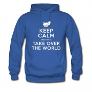Men's Keep Calm Pinky And the Brain Hoodie