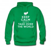Men's Keep Calm Pinky And the Brain Hoodie