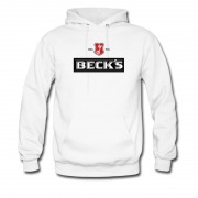 Men's Key Logo Beck's Logo Beer Hot Design Hoodie