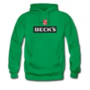 Men's Key Logo Beck's Logo Beer Hot Design Hoodie