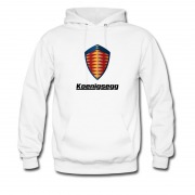 Men's Koenigsegg Hot Logo Design Hoodie