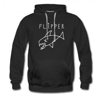 Men's Kurt Cobain Style Flipper Fish Hoodie