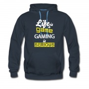 Men's Life Is A Gmae Gaming Is Serious Hoodie
