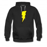Men's Lightning Bolt Iron On Hoodie