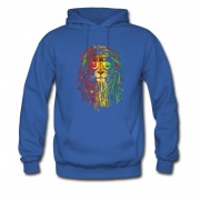 Men's Lion Rhasta Jamaica Style King Jungle Hoodie